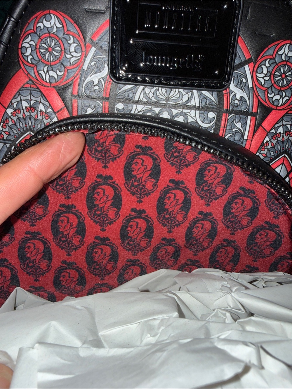 Count Dracula Loungefly Mini Backpack - Picture 6 of 9